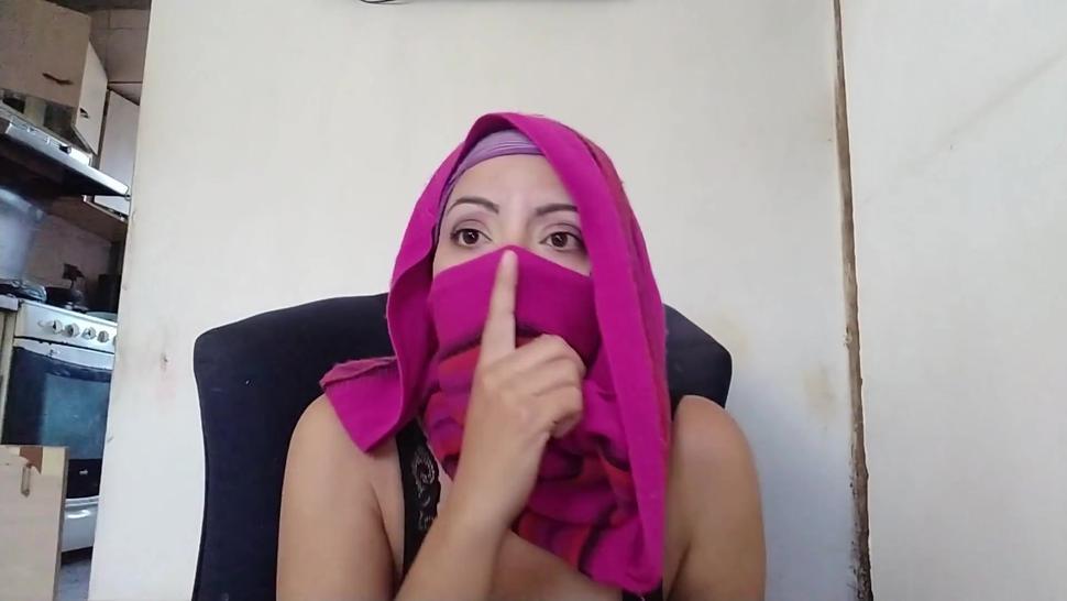 Real Hot Muslim Arab Wife In Niqab Masturbate While Husband Praying In The Back .. Shh Silent Orgasm