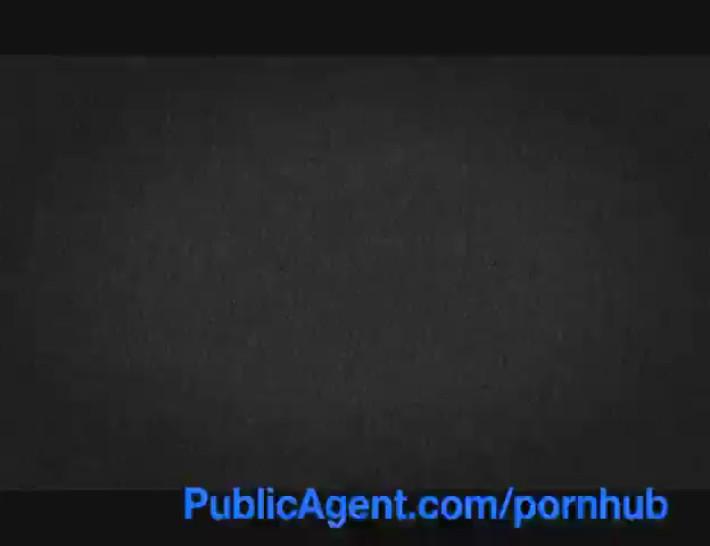 PublicAgent - Black haired sells her body for cash