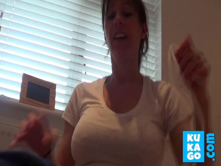 Mommy Kelly milks home - video 1
