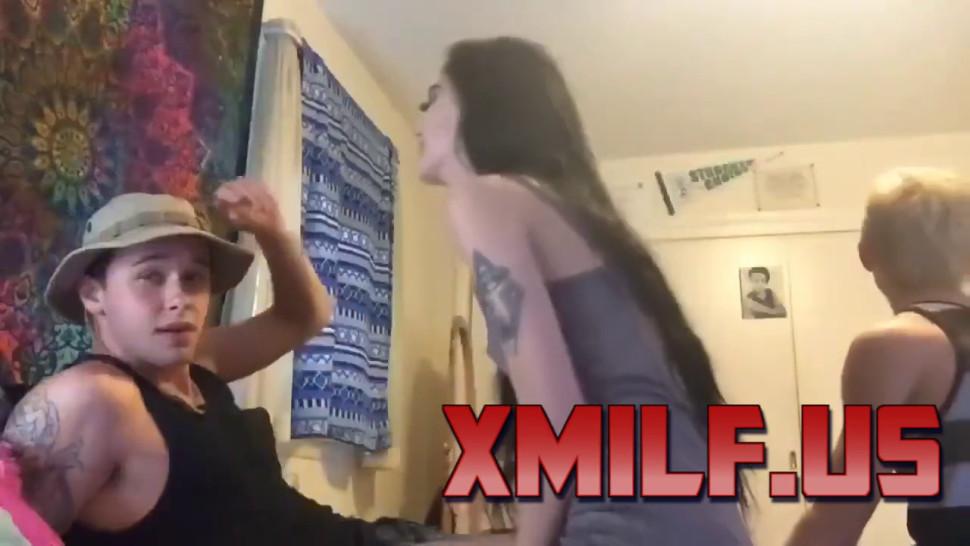 Amateur Threesome Girlfriend Suck Stranger cock by XMILFUS