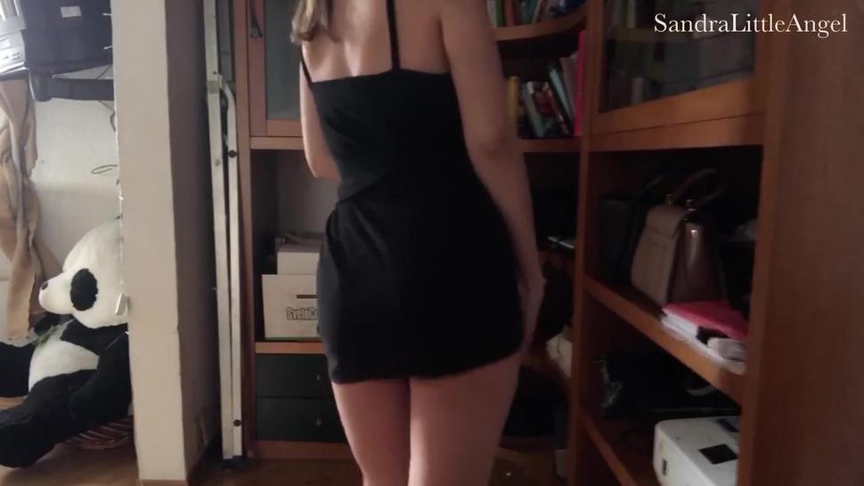 POV: the girl you like has lost at cards and is dancing a Striptease for you