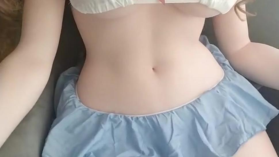 Chubby realistic sex doll Asian Japanese sexy girl screw doll