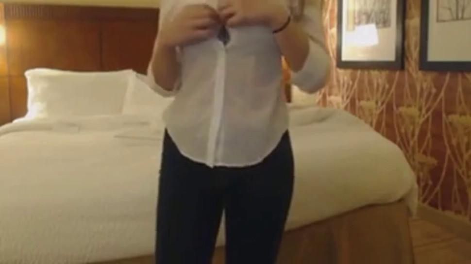 sexy young teen streep in hotel