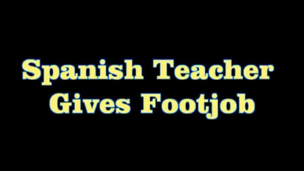 Teacher Footjob