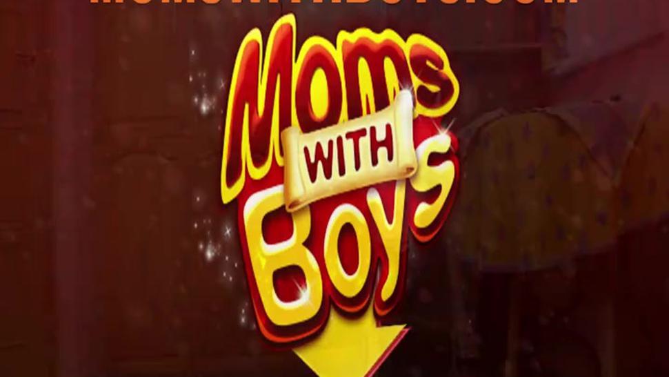 Hot Blonde Mother Grants Stepsons Wish For Sex