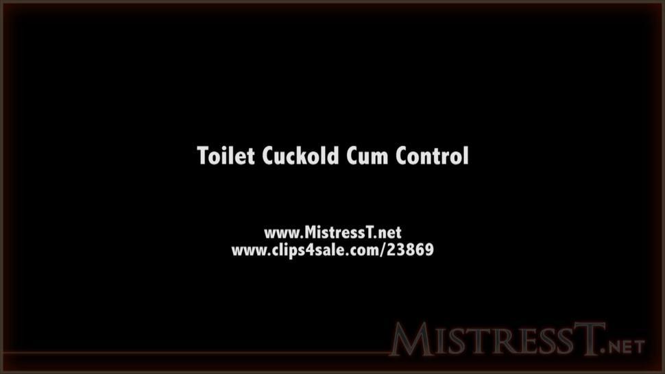 MistressT.17.03.23.Toilet.Cuckold.Cum.Control