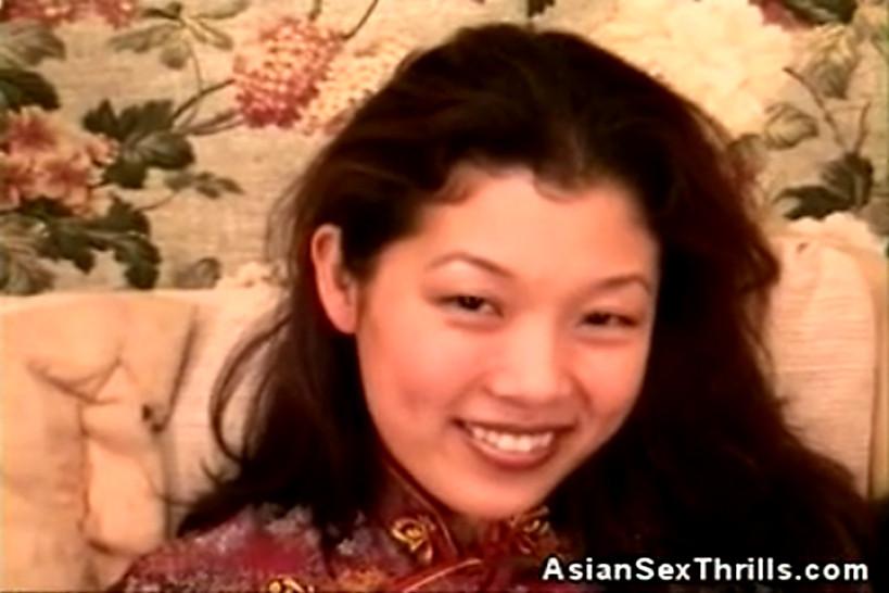 ASIAN SEX THRILLS - Strippin' and Masturbating Asian
