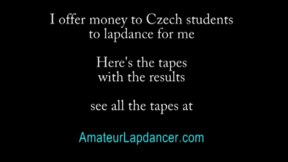 Nasty czech college student does lapdance