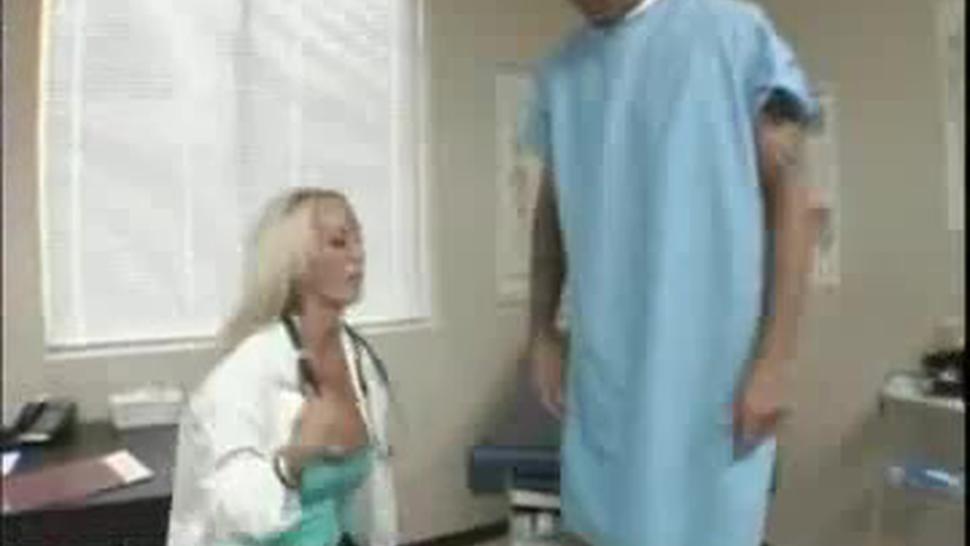 Busty Doctor Follows Her Patient Home