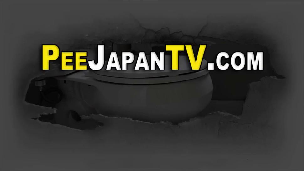 PISS JAPAN TV - Hairy cunt Asians piss yellow streams