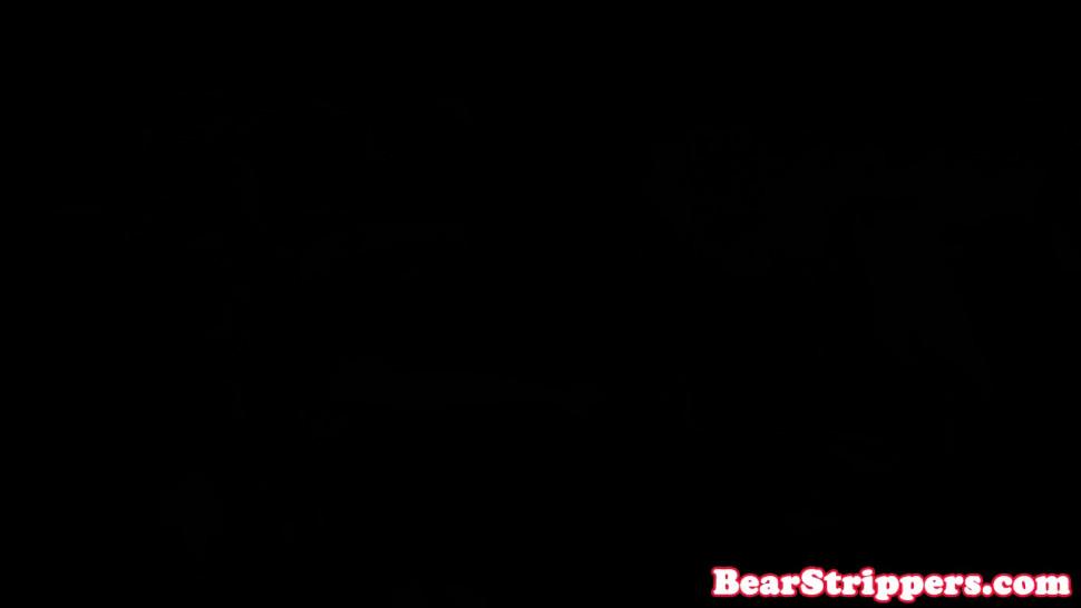 DANCING BEAR - Real busty MILF cocksucking at stripper party