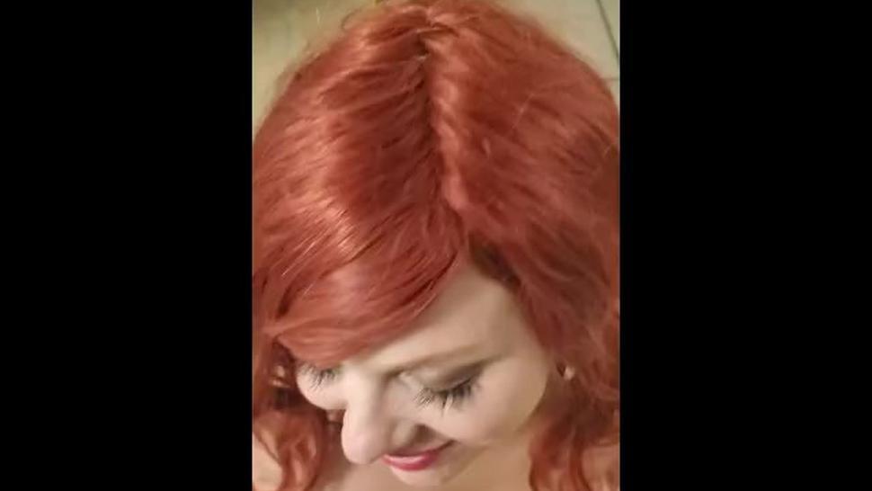 Amateur Red Head Cum Dumpster Facial Gets Her Hot Face Plastered In Cum