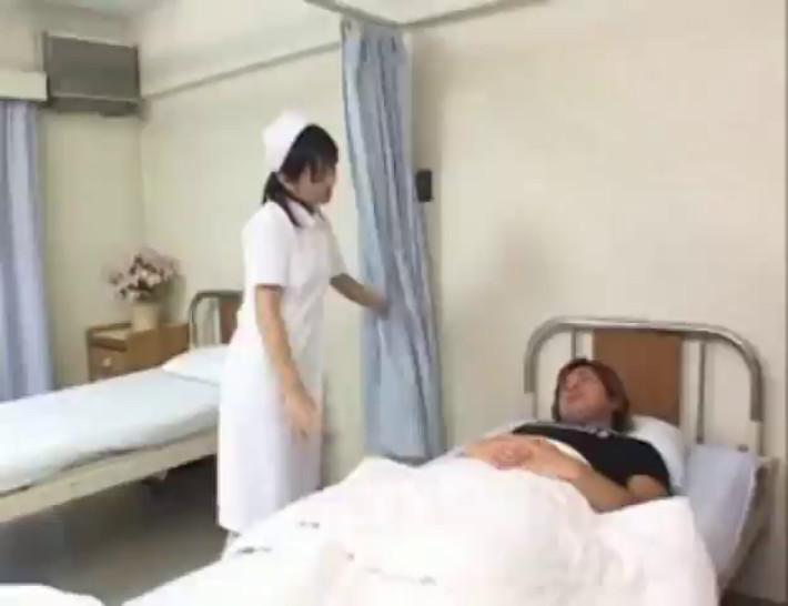 Miku Hoshino Hot Asian nurse in lingerie fucks