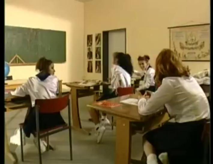 teens schoolgirl making out with their classmates