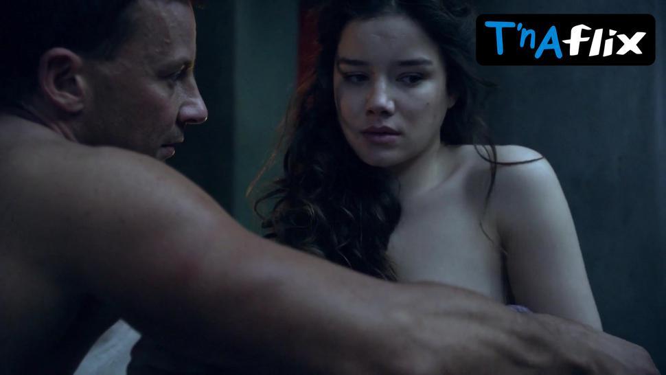 Hanna Mangan Lawrence Breasts Scene  in Spartacus