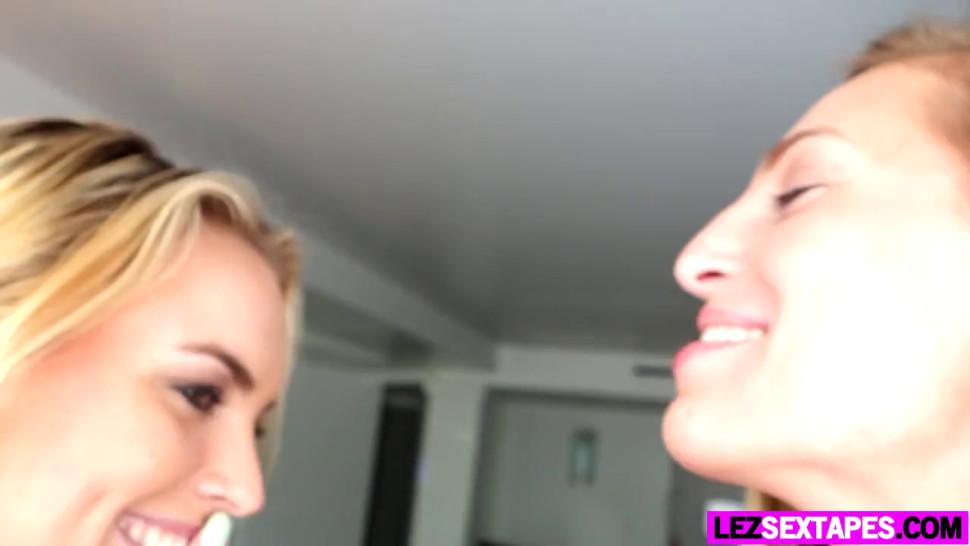 LEZSEXTAPES - Lez Sextape With Cosima Knight And Roxy Rox - video 1