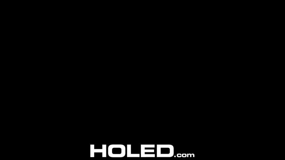 HOLED Round booty Abella Danger gets ass toyed and fucked