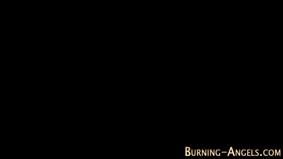 BURNING ANGELS - Pov pierced goth jizzed