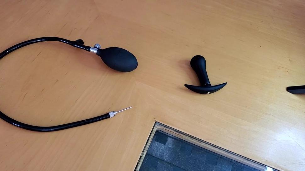 UTIMI Inflatable Butt Plug with Detachable Needle demo