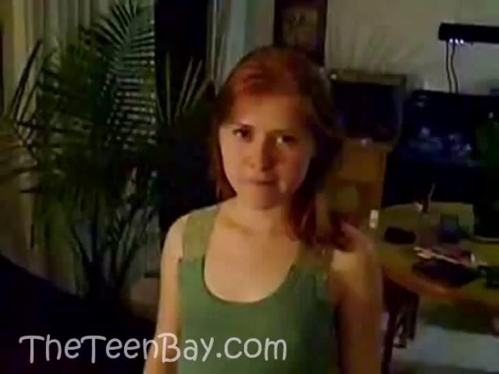 Beauty Amateur Redhead Teen make Perfect Blowjob