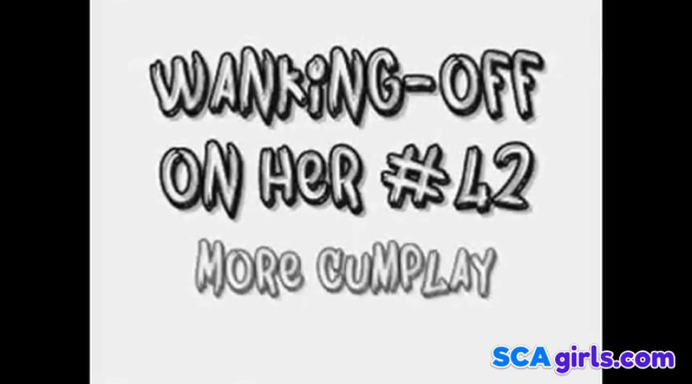 Wanking-off p Her  42 Mer Cumplay svenskt par - video 1