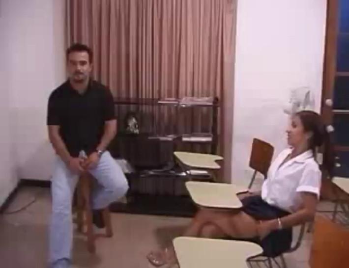 Indian girl taking lessons from her teacher