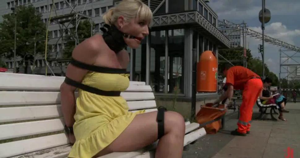 Explicit public tormenting - video 22