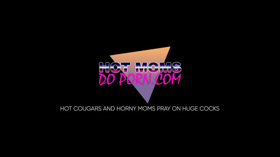 HOT MOMS DO PORN - Dashing Blonde Mom Loves Being Drilled Into Multiple Orgasms