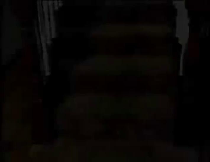 She goes down the stairs to suck dick
