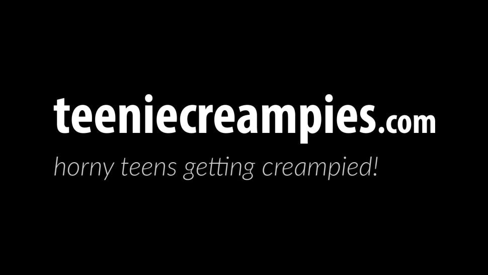 TEENIE CREAMPIES - Real teen masturbating her beautiful juicy pussy