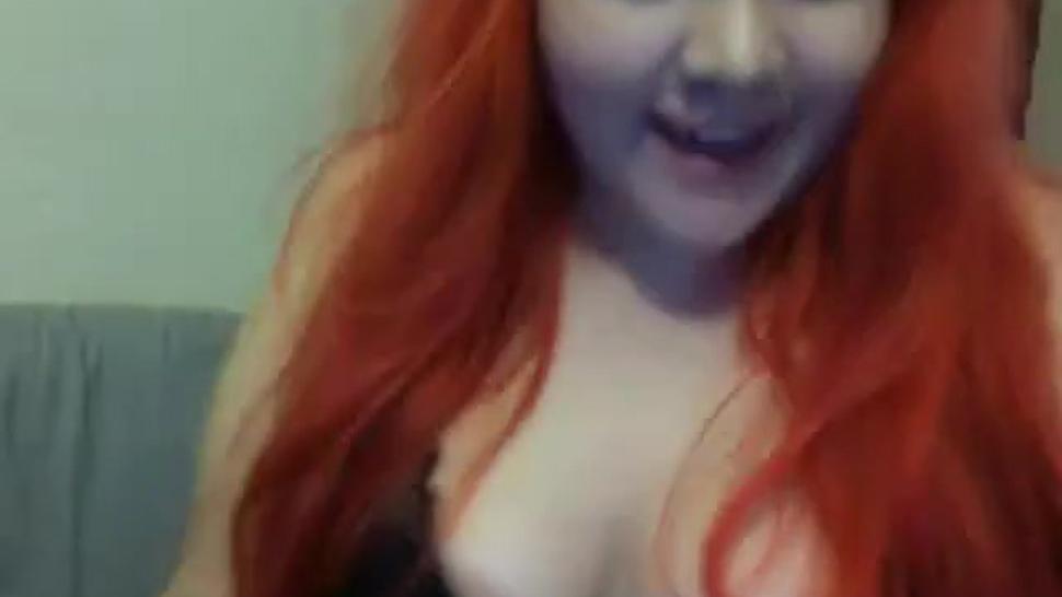 bbw chubby fat webcam striptease