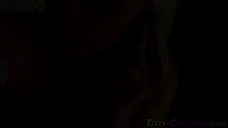 Blondes titties cumshot - video 1