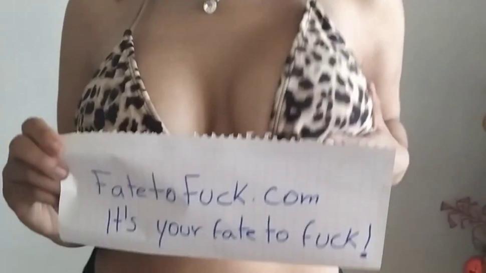 Playing with myself - Come join me on FateToFuck.com