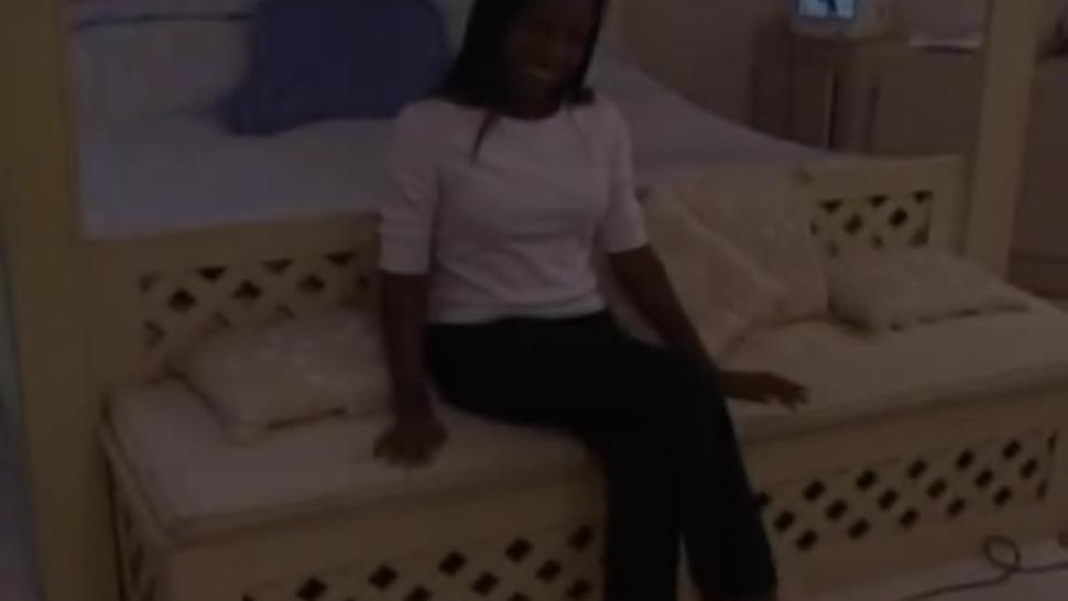 Real ebony debutante assfucked by old male