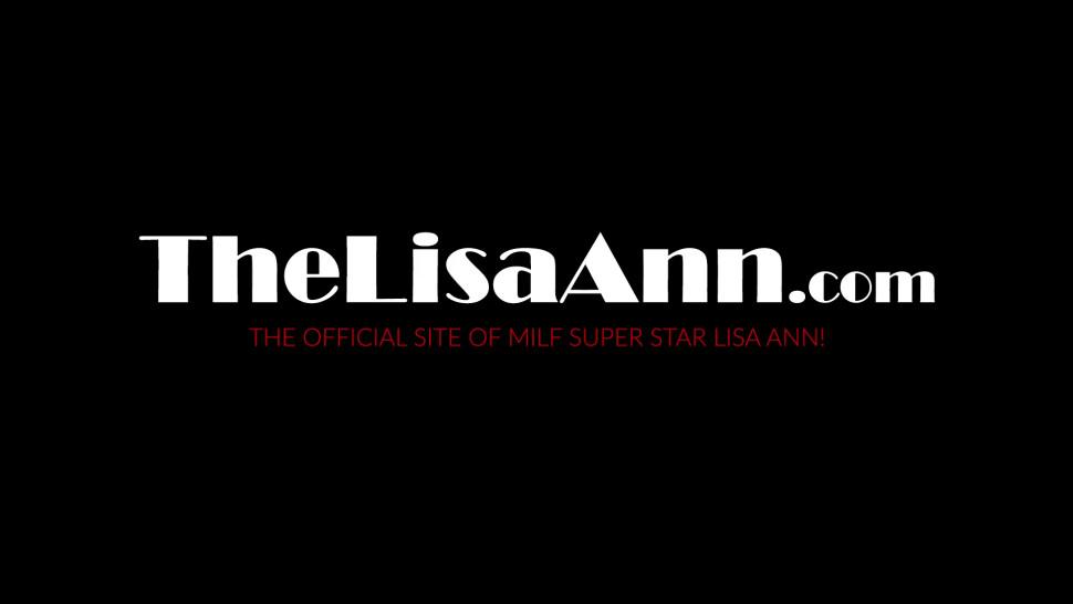 THE LISA ANN - Bombshell Lisa Ann Riding for Cum in Anal Threesome