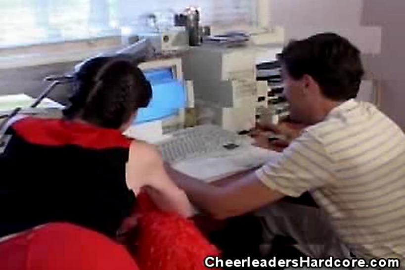 CHEERLEADERS HARDCORE - Computer Studies With This Cheerleader