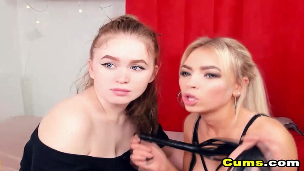 CUMS - Lesbian Teens Pussy Licking at Live Cam Action