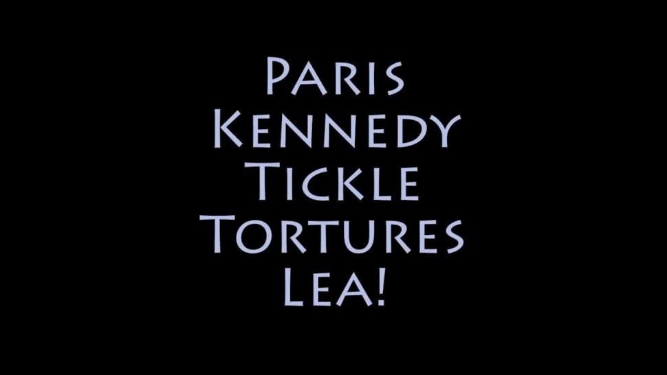 Paris Kennedy Tickle Tortures Lea - F/F, Tickles 'N Cleavage!