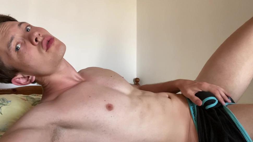 Big Dick Naughty Teen Cums On His Tummy / Uncut / College / Daddy / Massive Dick / Cute / Dominant