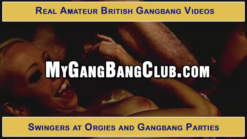 British Amateurs In Hardcore Gang Bang