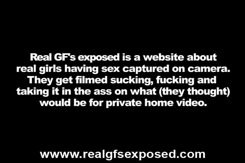 REALGFSEXPOSED - Horny Girlfriend's Sex Tape Stolen