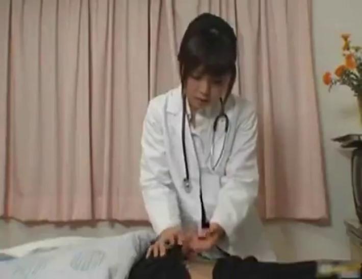 Japanese female doctor gets some hot sex part1