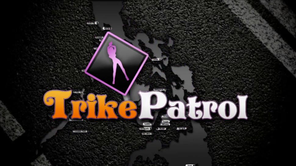 TRIKE PATROL - Busty Asian Babe Fucks Lucky Guy In Every Position