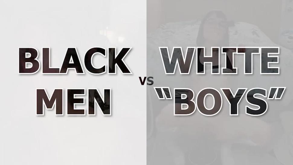 black men vs white boys - sissy bbc sph pmv