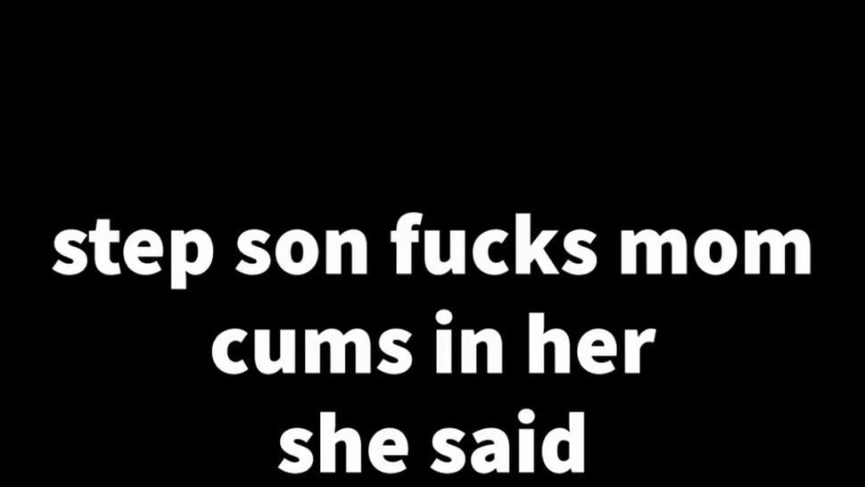 Mother Ask Step Son Not To Cum He Creampies Her Pussy Accidental Pregnancy