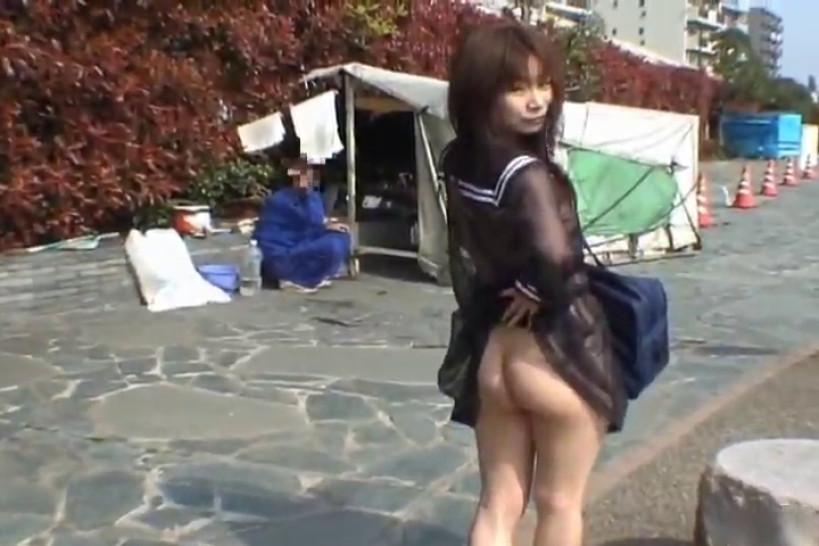 Mikan Hot Asian model likes flashing her part4