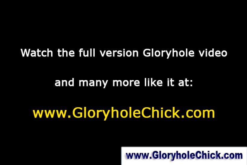 Gloryhole ho face jizzed - video 2