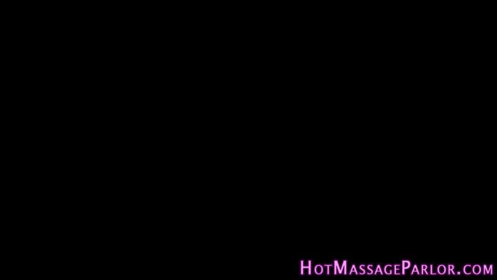 Busty masseuse gets oral and sucks cock and gets cumshot