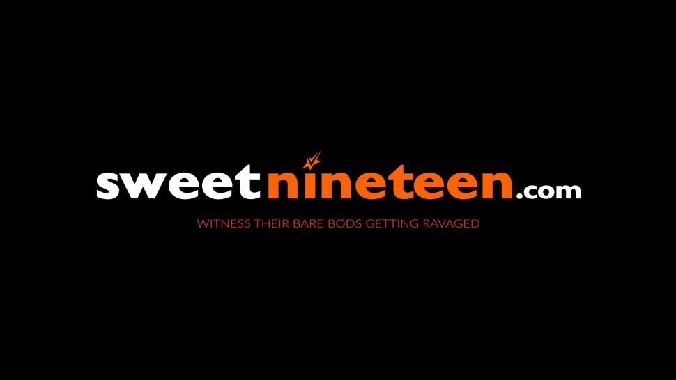 SWEET NINETEEN - Gorgeous teen teases before deep anal penetration