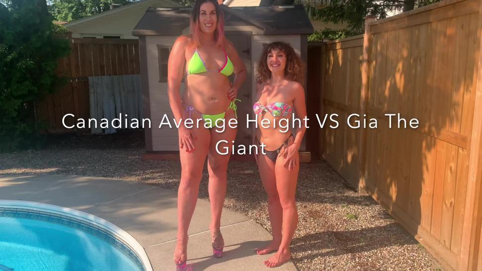 Tall Woman Compared to Average Woman